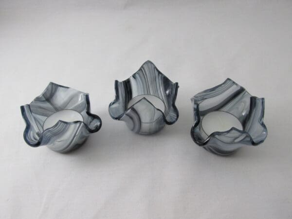 Black & White Baroque Tea Lights - Image 4