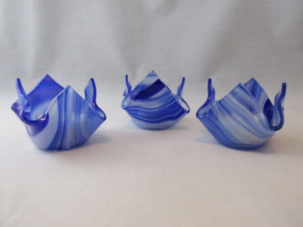 Blue & White Baroque Tea Lights - Image 2