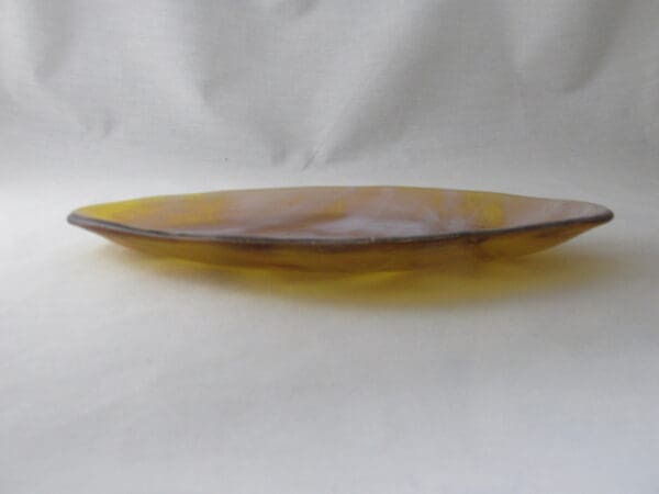 Amber & White Wispy Diamond Relish Dish - Image 2