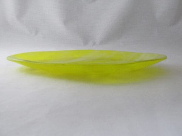 Lemon Chiffon & White Wispy Relish Dish - Image 2