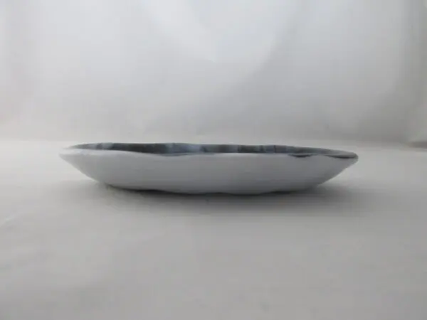 White & Black Wispy Soap Dish - Image 2