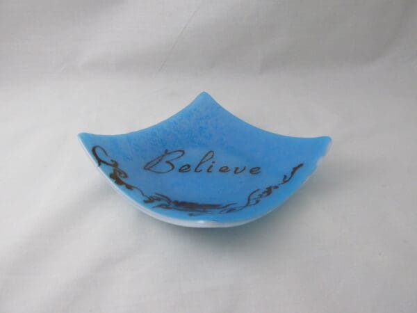 "Believe" White with Turquoise IR - Image 3