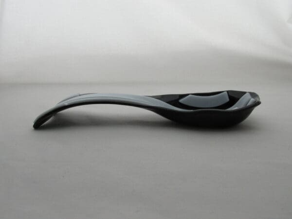 Black & White Abstract Large Spoon Rest - Image 3