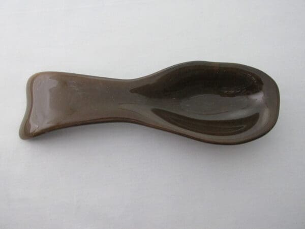 Woodland Brown, Ivory Streaky Large Spoon Rest - Image 2