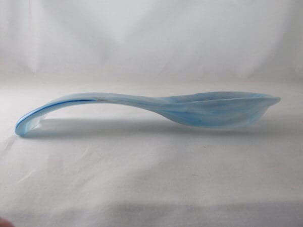 Mystic Rose with Clear Iridized Large Spoon Rest - Image 3