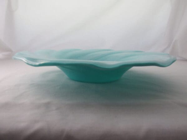 Aquamarine Frost Swirl Bowl - Image 3