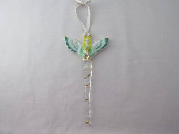 Angel Ornament, Teal - Image 2