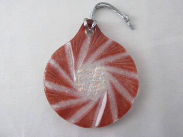 Sunset Coral, Round Ornament - Image 2