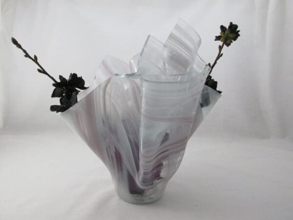 Pale Purple Baroque Centerpiece Vase - Image 3