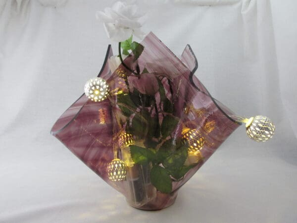 Amethyst Centerpiece Vase - Image 3