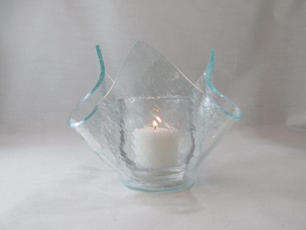 Clear Vecchio Lotus Votive Holder - Image 5