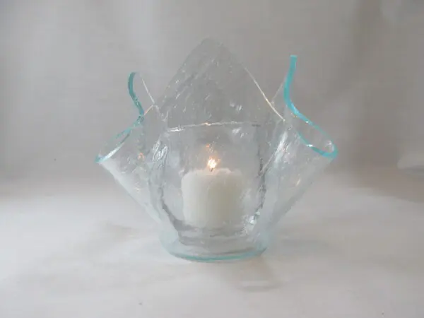 Clear Vecchio Lotus Votive Holder - Image 5