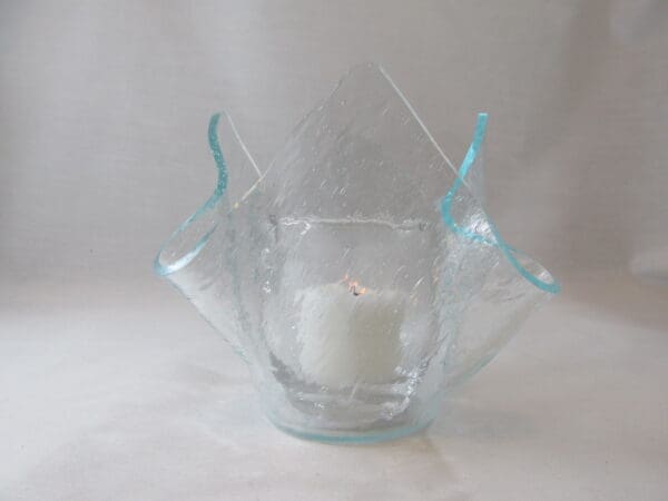 Clear Vecchio Lotus Votive Holder - Image 4