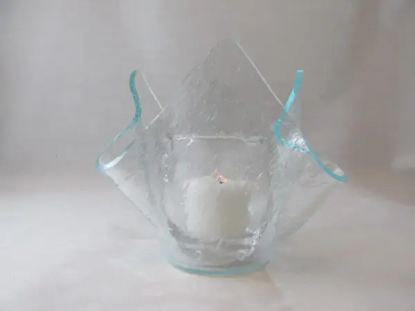 Clear Vecchio Lotus Votive Holder - Image 3