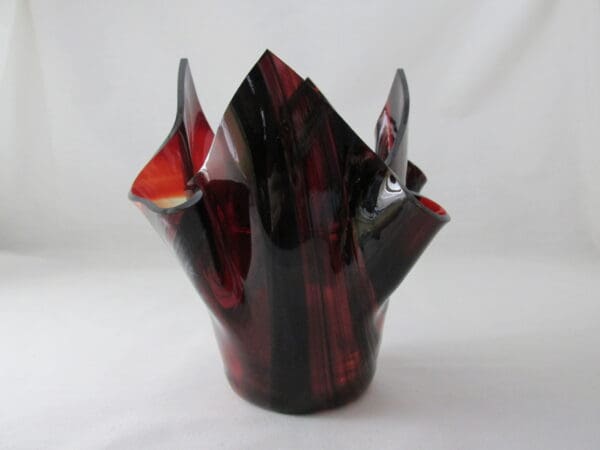 Burgundy Baroque Tall Votive Holder - Image 3