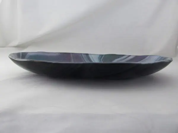 Phantom Galaxy, Iridized Oval Serving Dish - Image 4