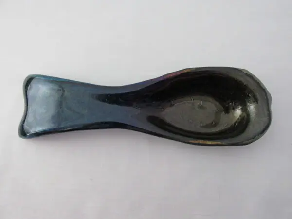 Deep Royal Purple, Iridized Large Spoon Rest - Image 2