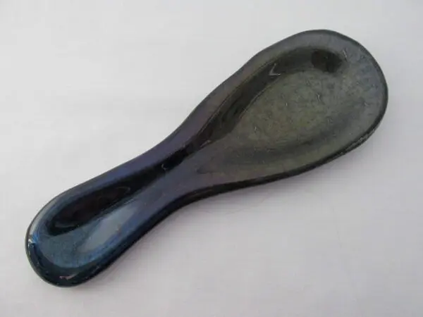 Deep Royal Purple Irid. Small Spoon Rest