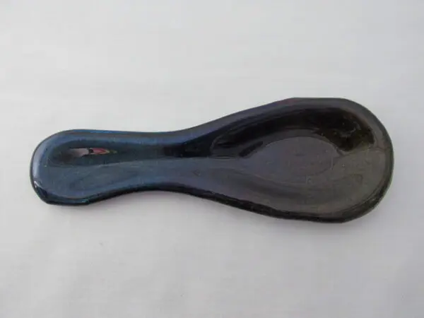 Deep Royal Purple Irid. Small Spoon Rest - Image 3