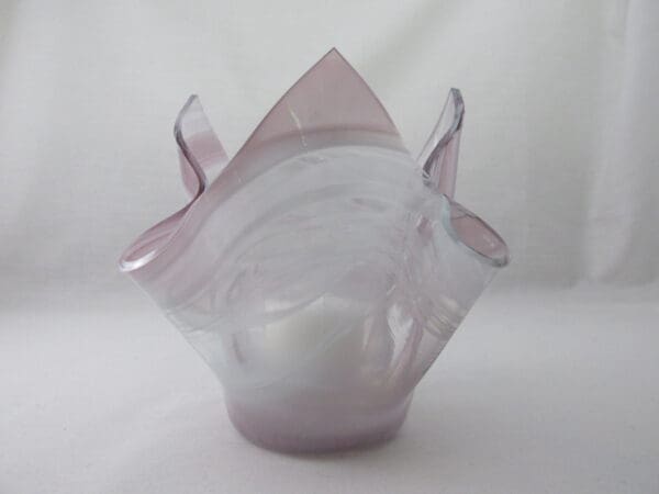 Pale Purple Baroque Tall Votive Holder - Image 2