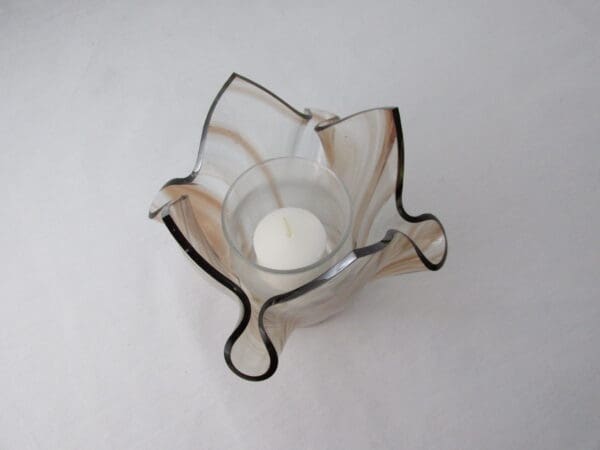 Cinnamon Baroque Lotus Votive Holder - Image 3