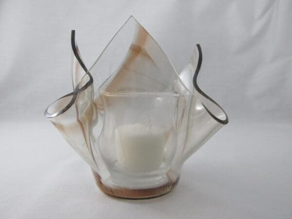 Cinnamon Baroque Lotus Votive Holder - Image 4