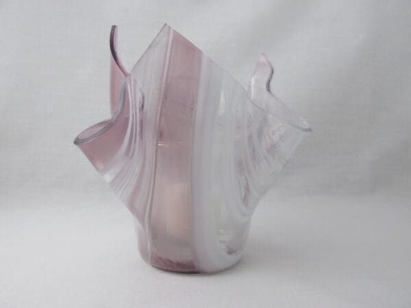 Pale Purple Baroque Tall Votive Holder