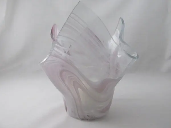 Pale Purple Baroque Tall Votive Holder - Image 3