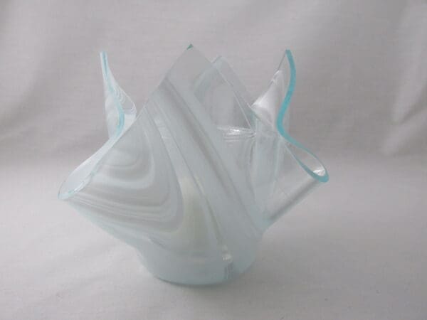 White Baroque Lotus Votive Holder - Image 4