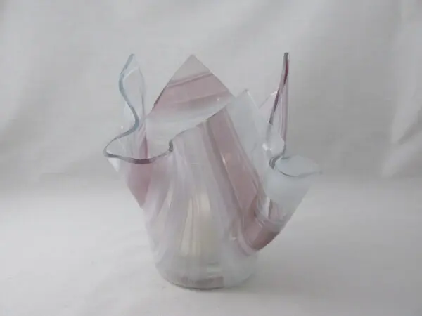 Pale Purple Baroque Tall Votive Holder - Image 4