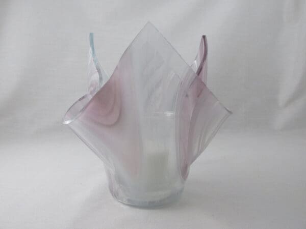 Pale Purple Baroque Tall Votive Holder - Image 4