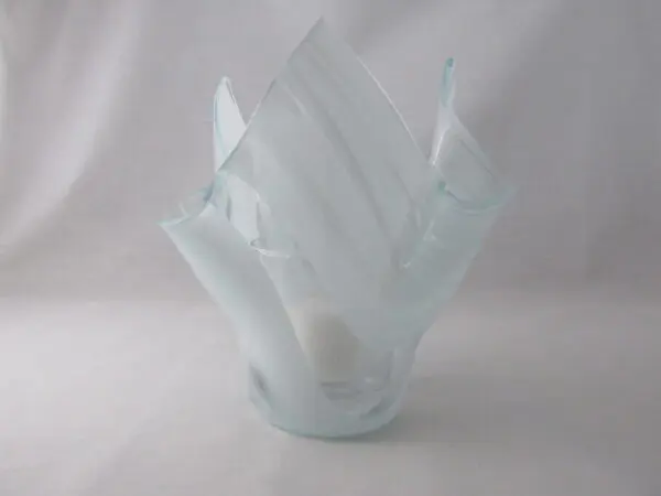 White Baroque Tall Votive Holder - Image 3