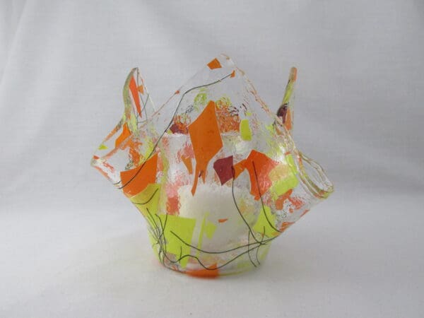 Autumn Fling Lotus Votive Holder - Image 3