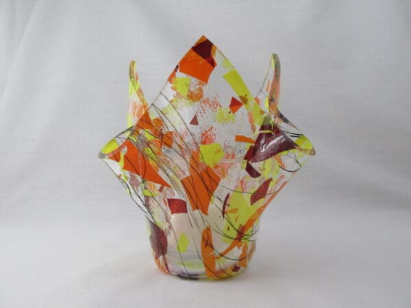 Autumn Fling Tall Votive Holder