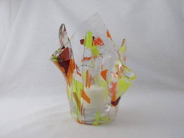 Autumn Fling Tall Votive Holder - Image 2