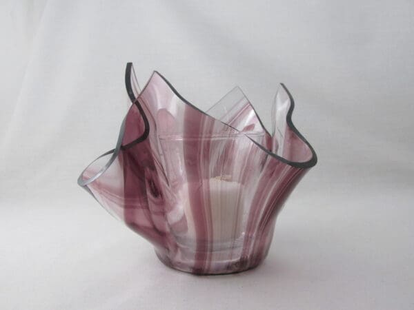 Amethyst Baroque Lotus Votive Holder - Image 4