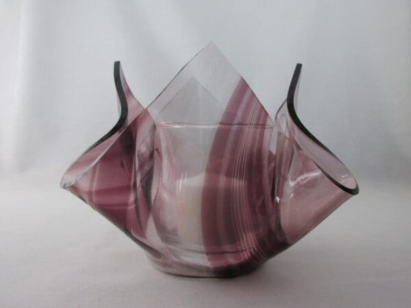 Amethyst Baroque Lotus Votive Holder