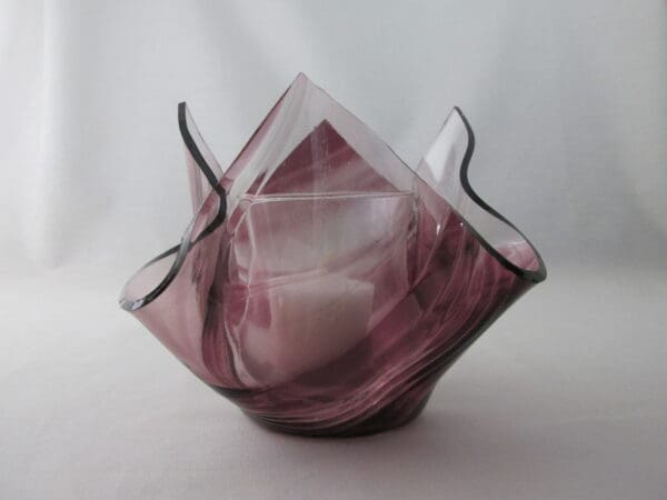 Amethyst Baroque Lotus Votive Holder - Image 4