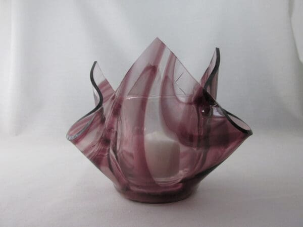 Amethyst Baroque Lotus Votive Holder - Image 3