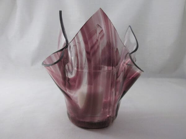 Amethyst Baroque Tall Votive Holder