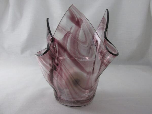 Amethyst Baroque Tall Votive Holder