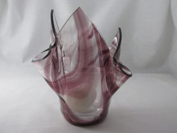 Amethyst Baroque Tall Votive Holder - Image 2