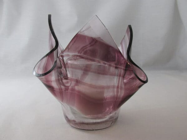 Amethyst Baroque Lotus Votive Holder