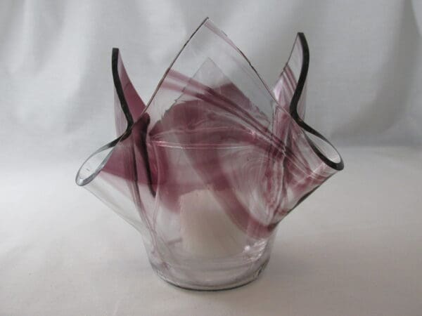 Amethyst Baroque Lotus Votive Holder - Image 2