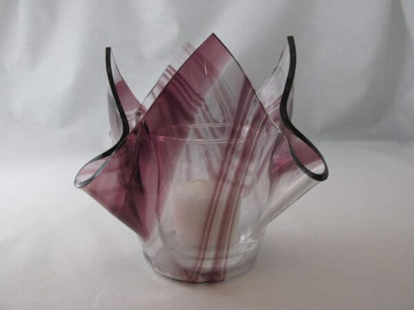 Amethyst Baroque Lotus Votive Holder - Image 4