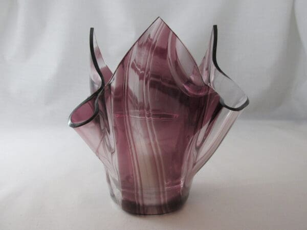 Amethyst Baroque Tall Votive Holder