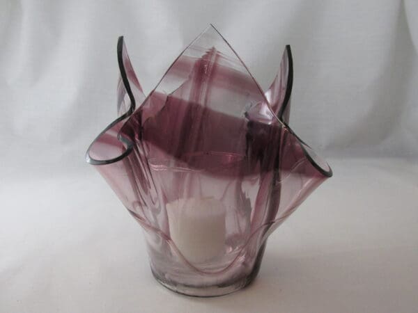 Amethyst Baroque Tall Votive Holder - Image 3