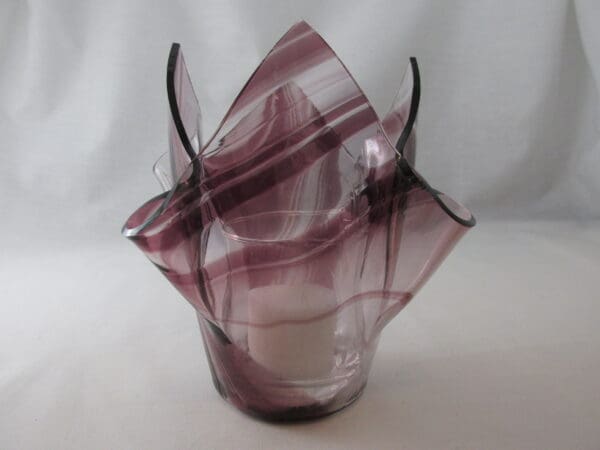 Amethyst Baroque Tall Votive Holder - Image 2