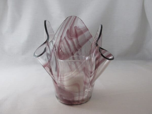 Amethyst Baroque Tall Votive Holder