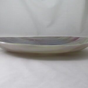 Blackberry Mint Julep Streaky Oval Serving Dish